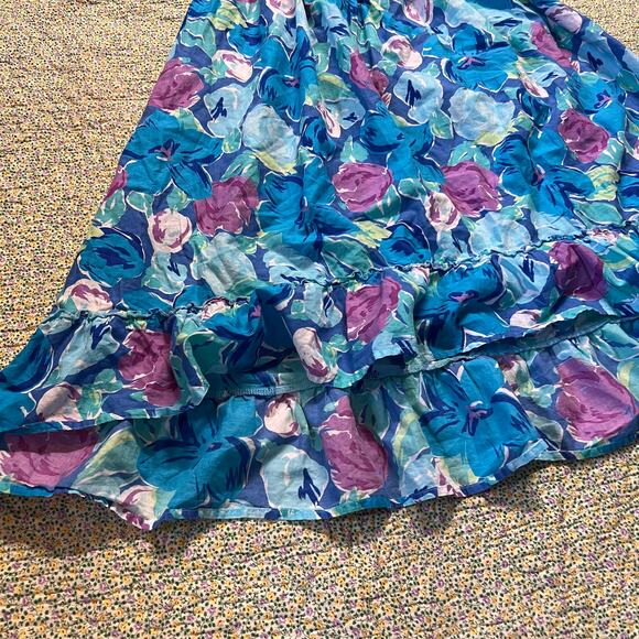 CHILDREN'S  PLACE FLORAL HALTER DRESS GIRLS SIZE 7/8 - Picture 2 of 4